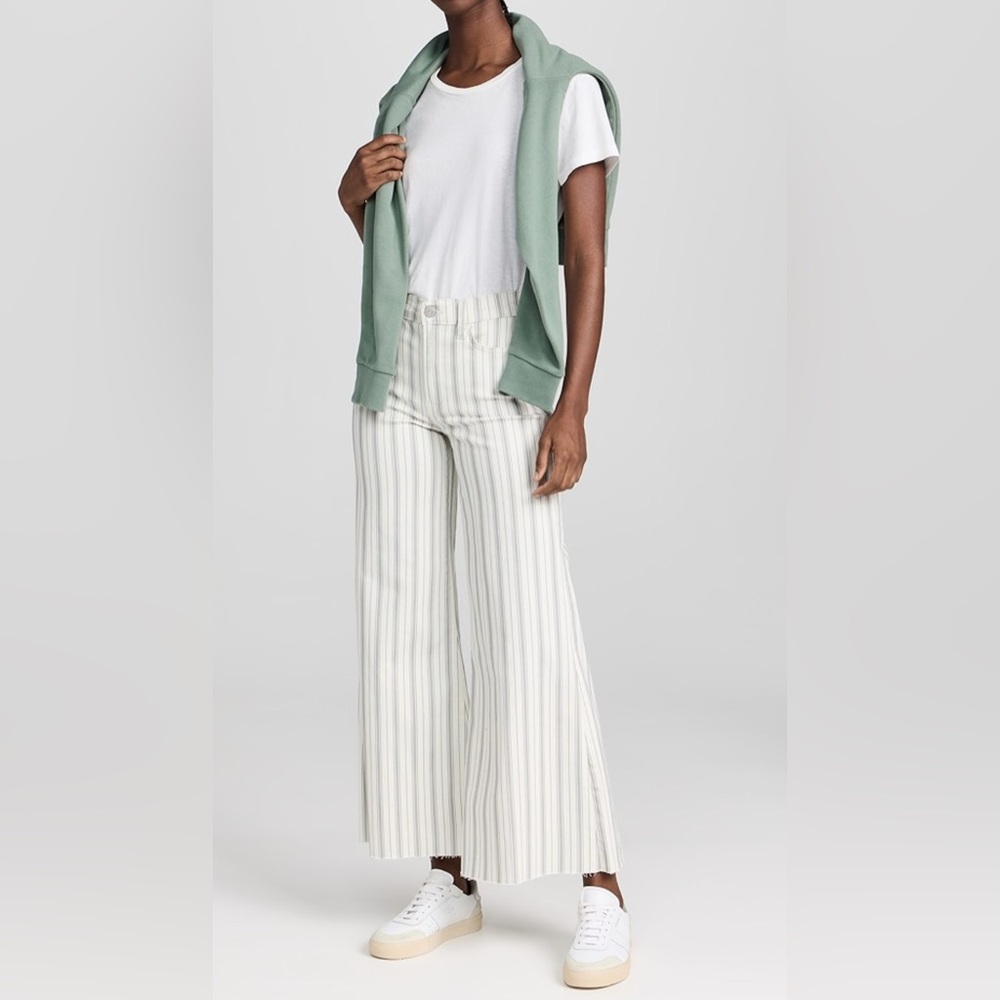Frame Denim Pinstripe Palazzo